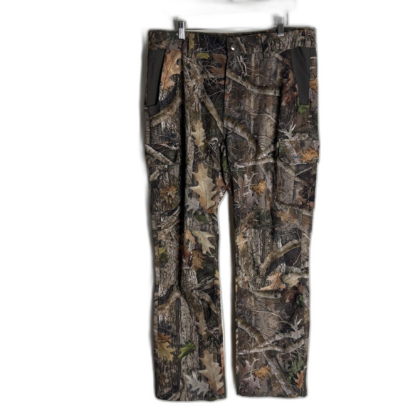 Cabelas Pants Mens Large Camouflage Camo Outdoor Hunting Hiking Cargo Pockets - Picture 1 of 14